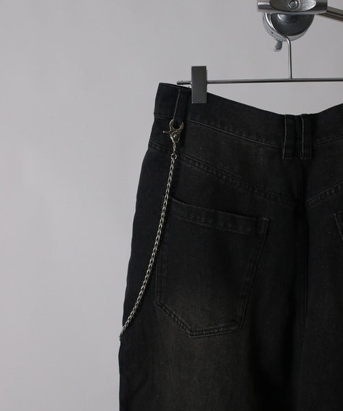 12OZデニムバレルパンツ