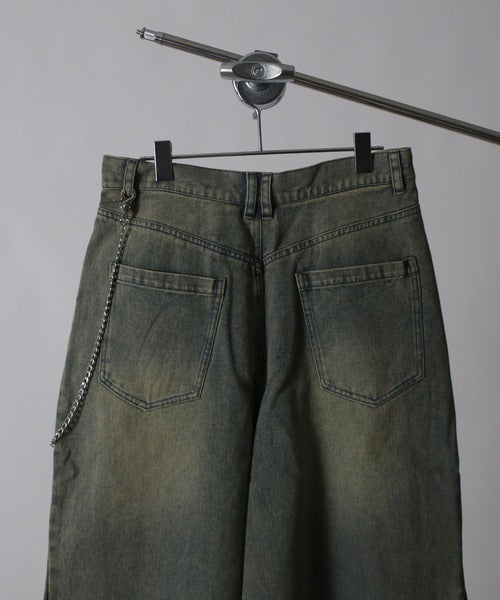 12OZデニムバレルパンツ