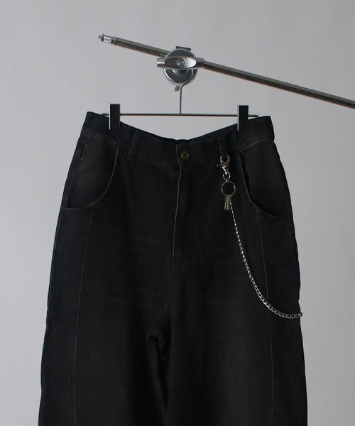 12OZデニムバレルパンツ