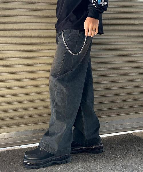 12OZデニムバレルパンツ