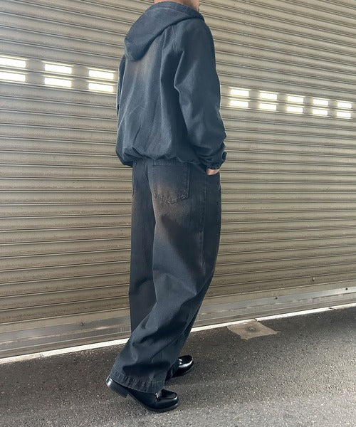 12OZデニムジップパーカー