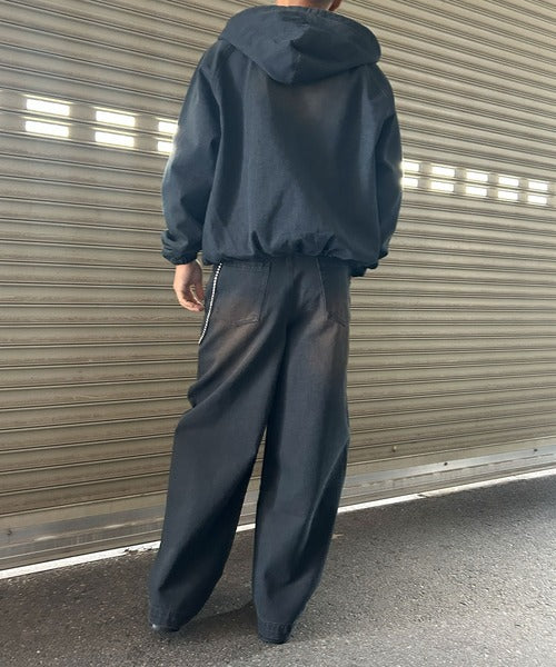 12OZデニムジップパーカー
