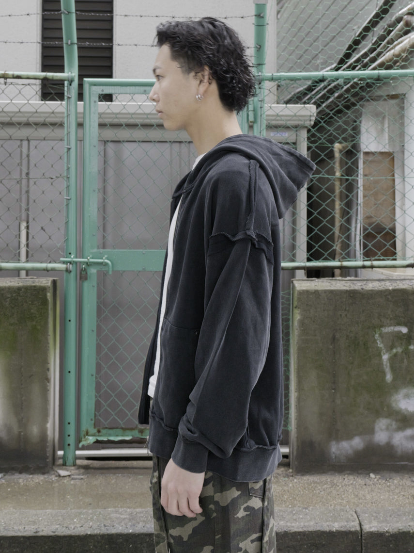 裏毛ジップパーカー