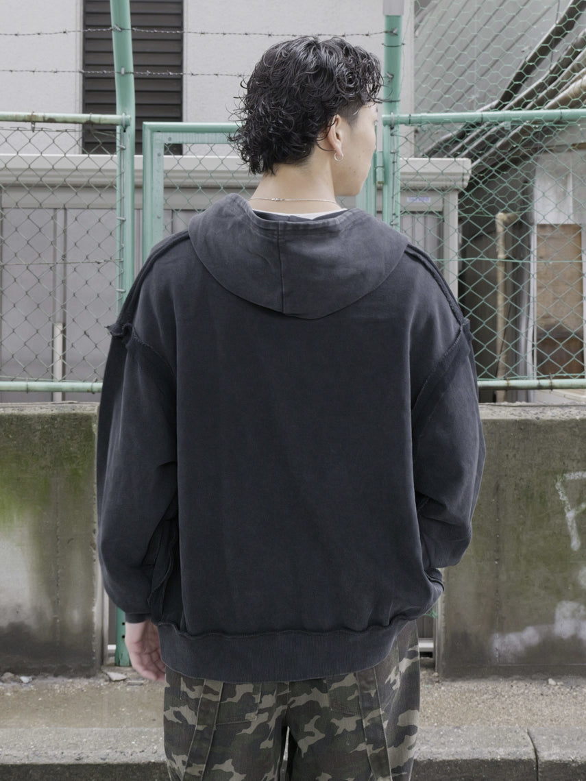 裏毛ジップパーカー