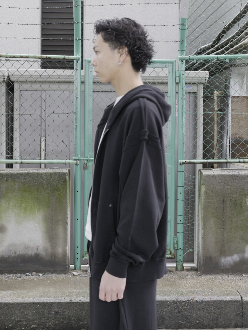 裏毛ジップパーカー