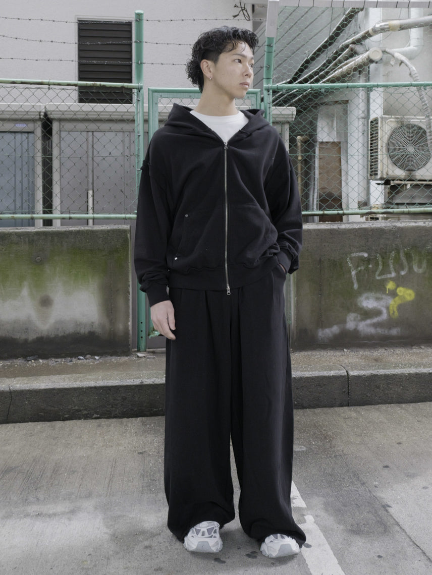 裏毛ジップパーカー