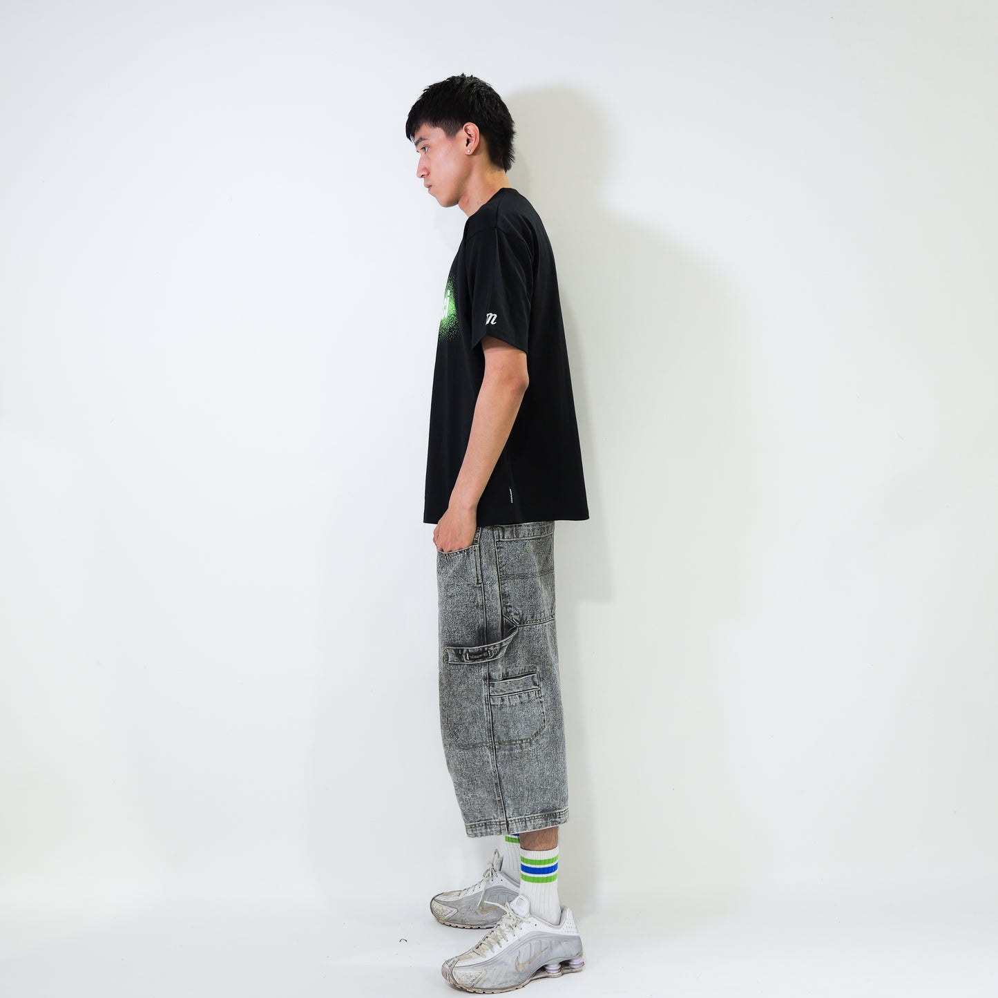 marucci 　スプレープリントTシャツ