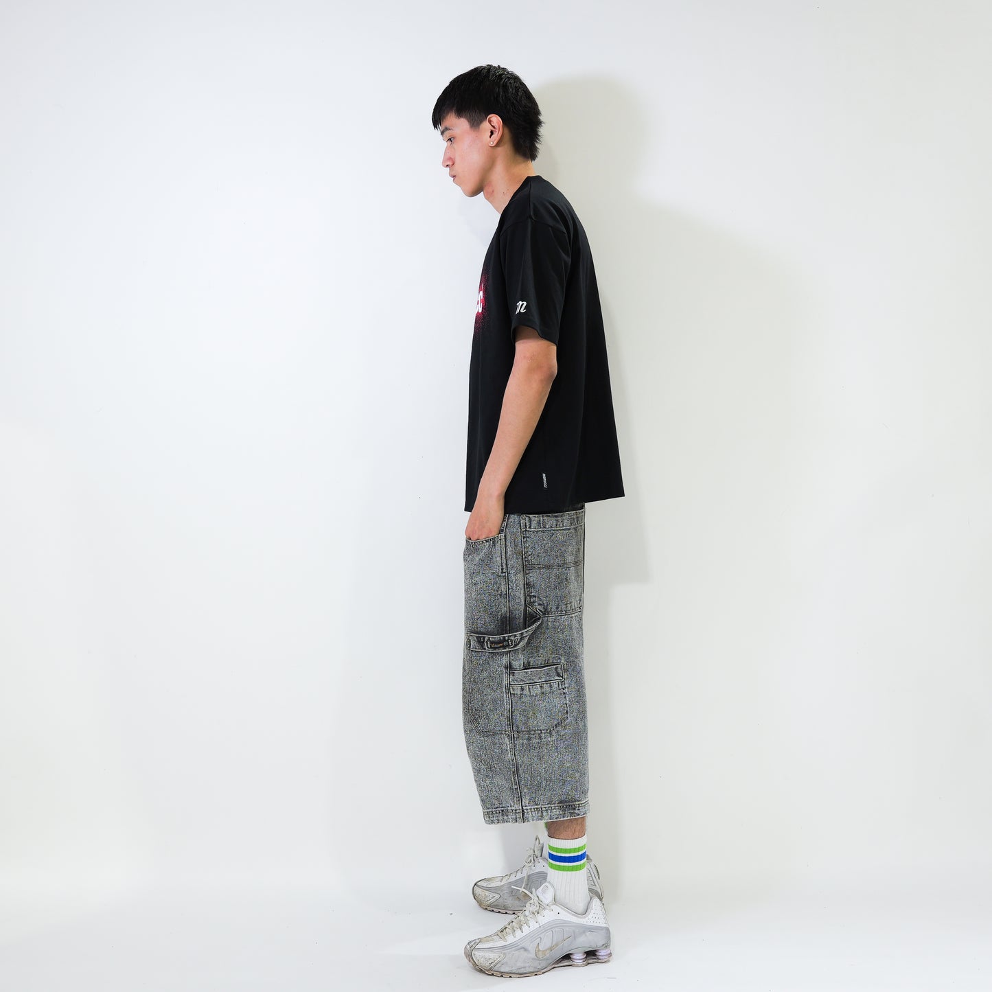 marucci 　スプレープリントTシャツ