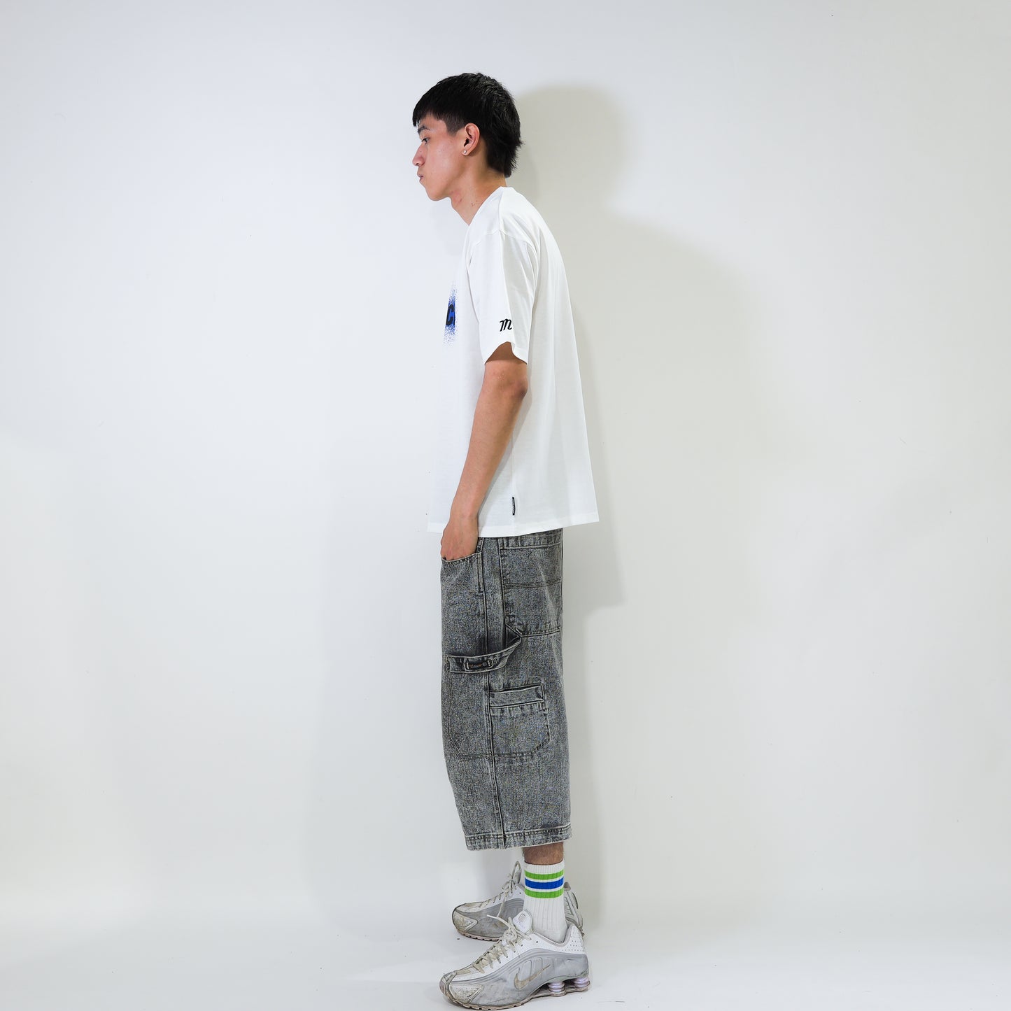 marucci 　スプレープリントTシャツ
